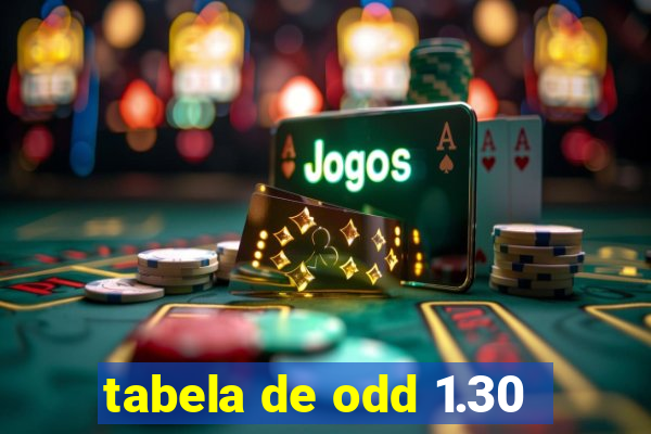 tabela de odd 1.30